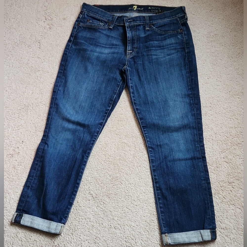 Sale! 7 for Mankind Crop and Roll jeans
